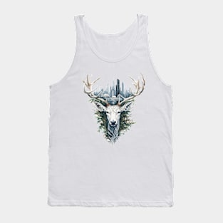 Stag Deer Animal Beauty Nature Wildlife Discovery Tank Top